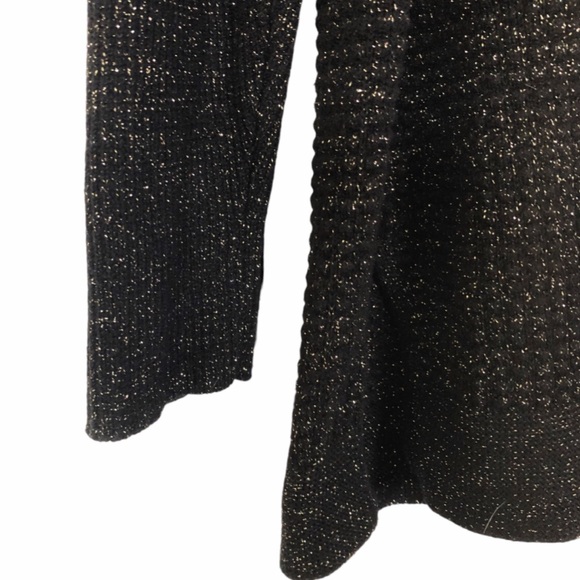 Simply Vera Vera Wang Black Sparkly Metallic Sweater XL - Picture 5 of 12